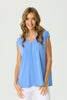 NADIA V NECK SLEEVELESS TOP