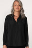 Desire V Neck Popover Blouse