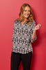 Billi Aztec 3/4 Sleeve Blouse