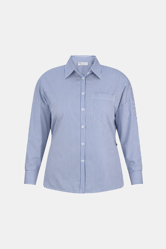 Hi-low Thames Stripe L/slv Shirt