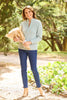 HANNAH ZIP NECK SWEATER