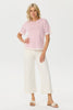 Otis Contrast Trim Short Sleeve Knit Top