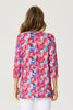 JANELLE CRUSH PRINT 3/4 SL TOP