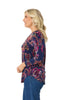 Bazaar Pleat Back Long Sleeve Top
