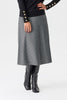 Middleton Check Gored Pull On Skirt