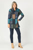 CUBIST BUTTON DETAIL L/SLV TOP