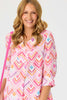 PARADISE 3/4 SLEEVE TUNIC