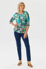 Ruby 3/4 Sleeve Burn Out Top