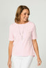 Lido Stripe Elbow Sleeve Tee