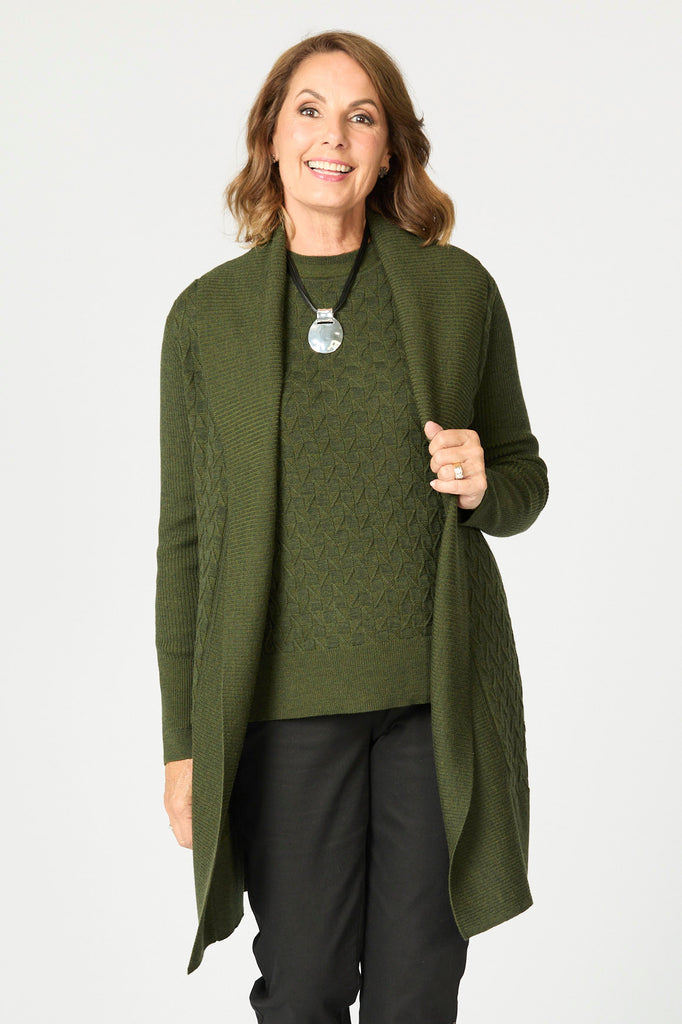 HEIDE MERINO WOOL CARDIGAN