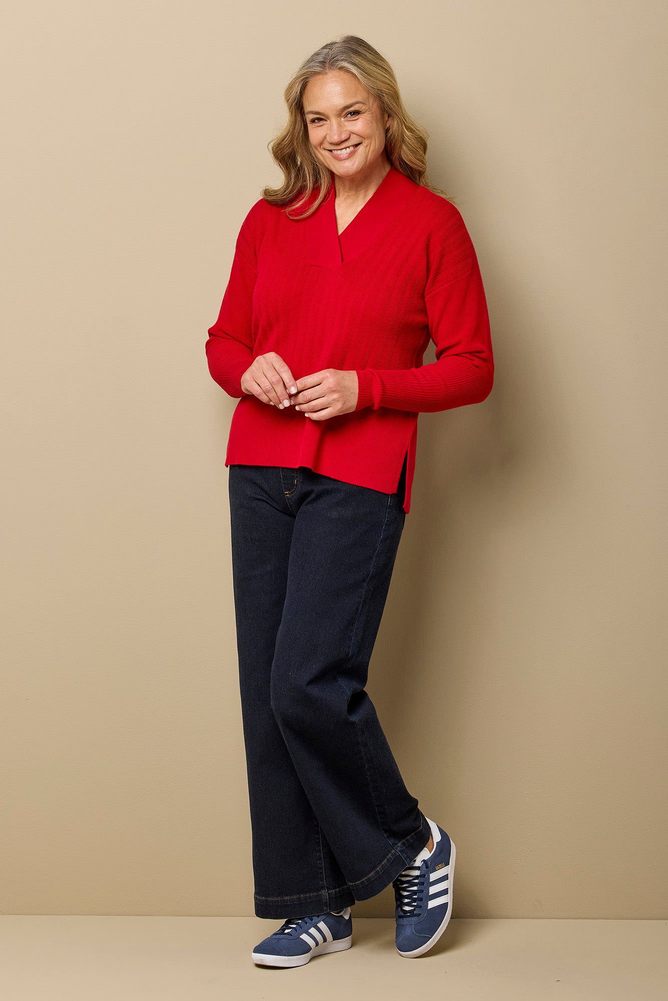 Herring V Neck Sweater