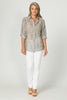 WAVY STRIPE 3/4 SLV SHIRT