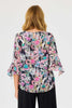 HELENE FLOUNCE LAYERED 3/4 SLV TOP