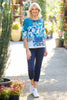 Lesley 3/4 Sleeve Relaxed Top