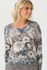 Raquel Long Sleeve Burnout Top