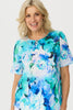 Coastal Muse Short Sleeve Pleat Back Tee