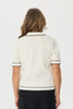 Redding Pointelle Short Sleeve Button Cardi