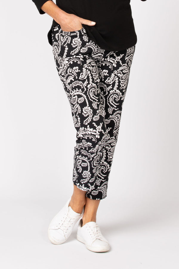 MARNIE PAISLEY 7/8 STRETCH PANT