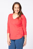 ETERNITY V-NECK 3/4 SLV TOP