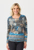 Raquel Long Sleeve Burnout Top