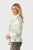 Sylvie Print R-neck Long Sleeve Sweater