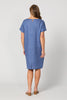 LISA LINEN S/S PINTUCK DRESS