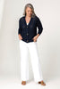 Seacliff Eyelet Button Cardigan