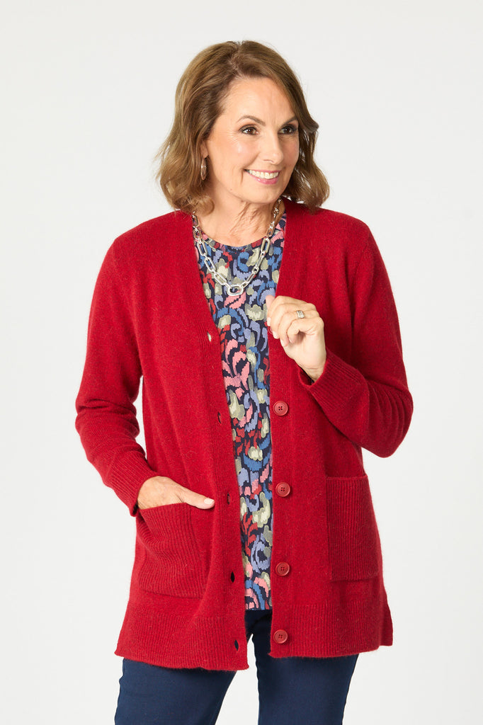 AUSTIN BUTTONS CARDIGAN