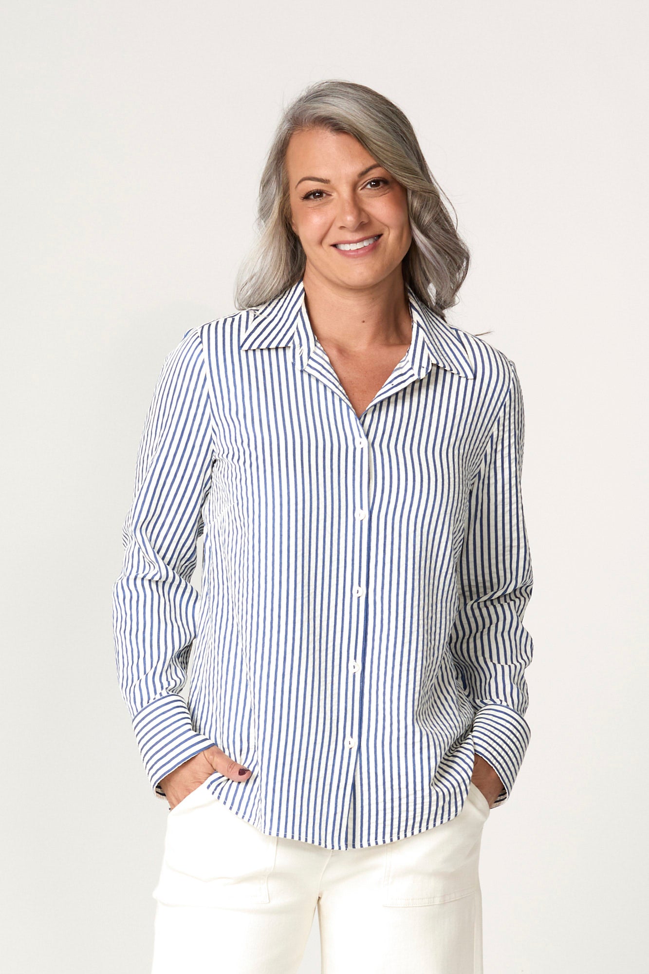 Allenby Stripe Long Sleeve Shirt