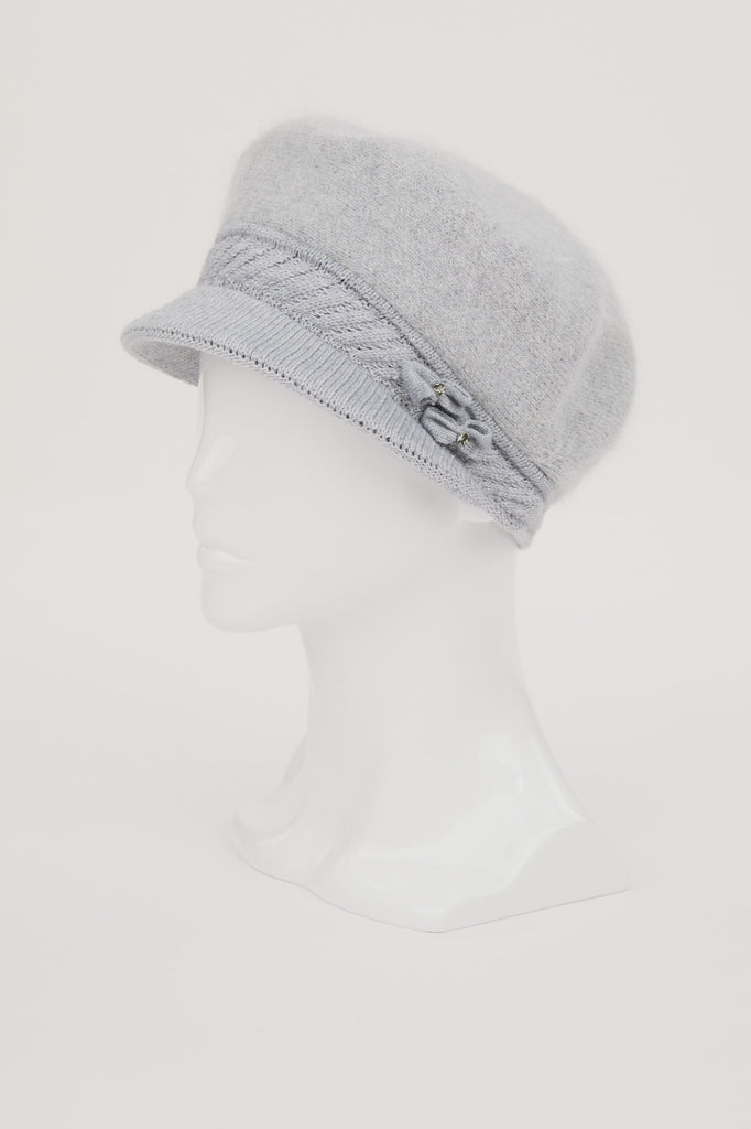VIOLETTA PEAKED KNIT HAT