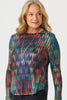 Serpent Pleat Back Long Sleeve Top