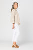 COASTLINE 3/4 SLV WATERFALL CARDI