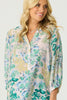 GREEN GARDEN 3/4 SLV SOFT BLOUSE