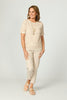 Mavis Textured S/s Knit Top
