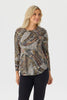 Cleo Pleat Back Long Sleeve Top