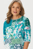 Lesley 3/4 Sleeve Relaxed Top