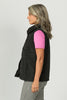 LAKESHORE ZIP UP RUCHED VEST
