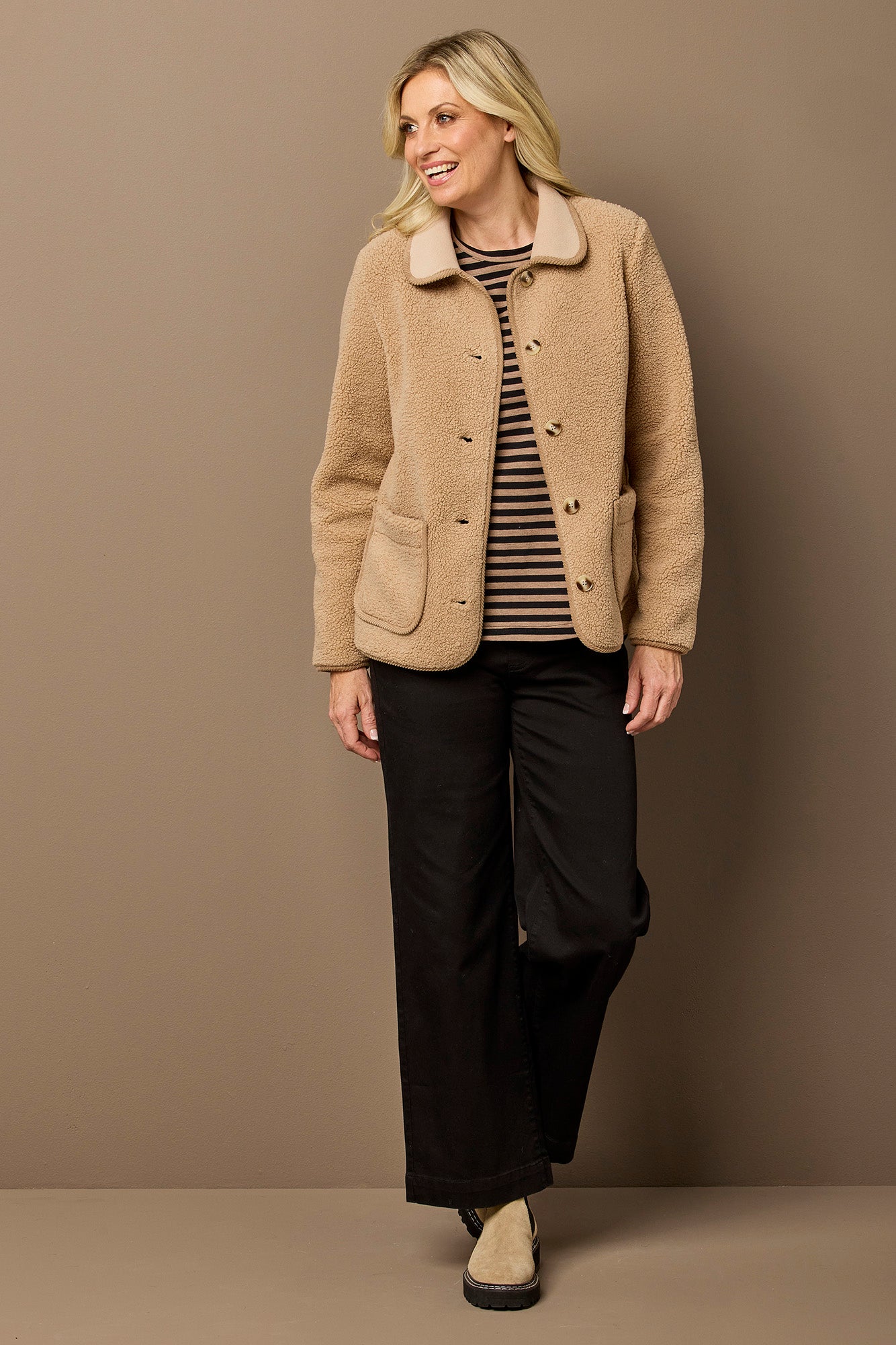 Explore Fleece Button Up Jacket