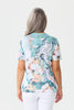 Romy Short Sleeve Burn Out Print Tee
