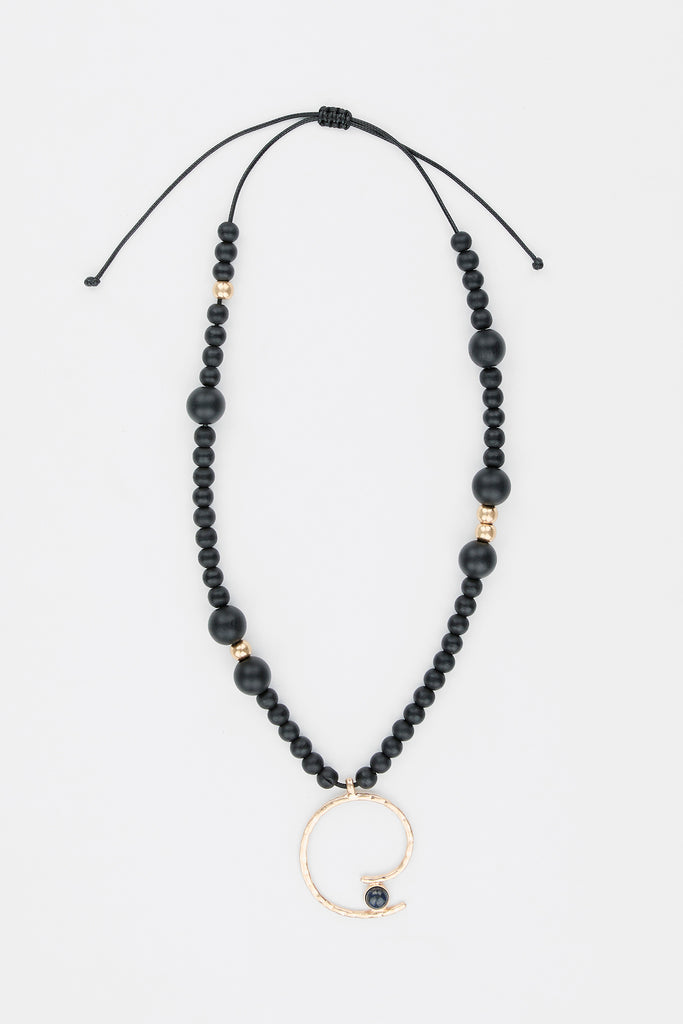 Briar Beaded Pendant Necklace