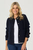 NEVIS TEXTURED COLLAR JACKET