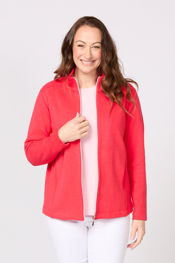 HAVEN FRENCH RIB ZIP UP JACKET