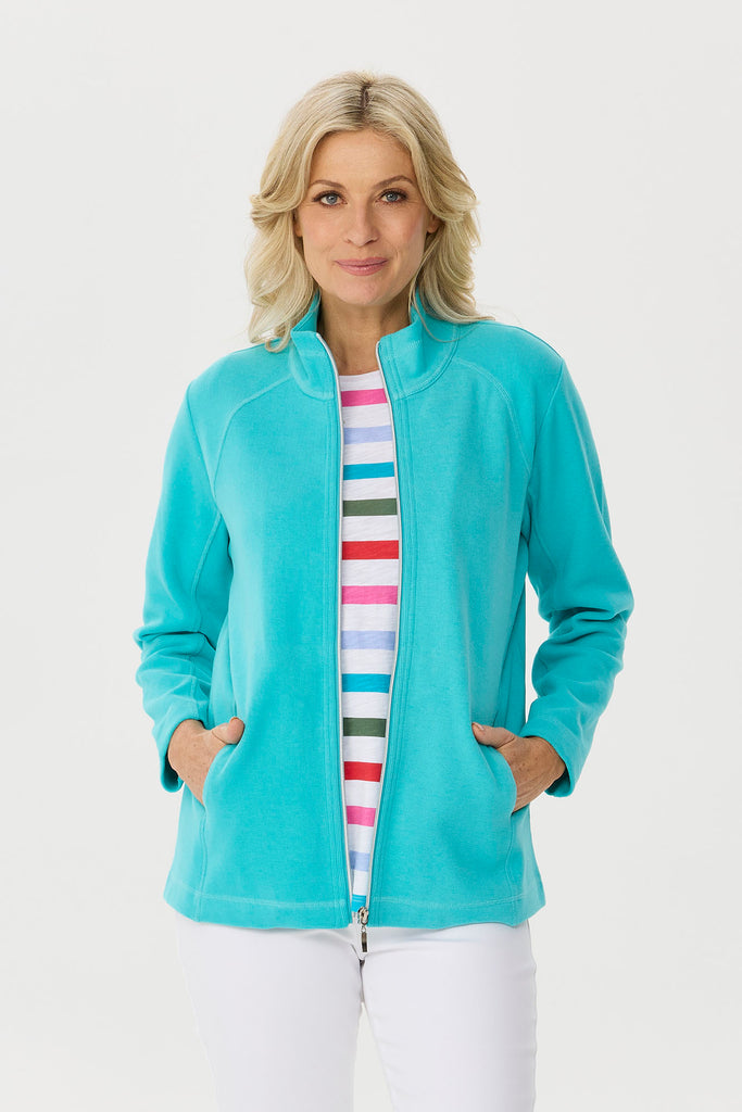 Haven French Rib Zip Up Jacket
