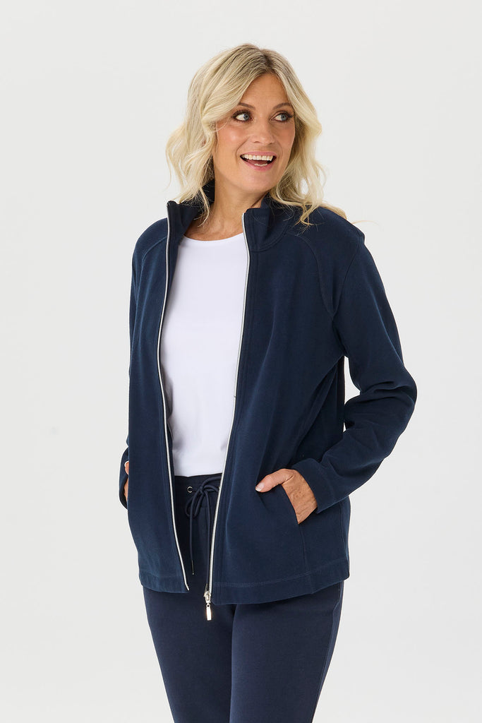 Haven French Rib Zip Up Jacket