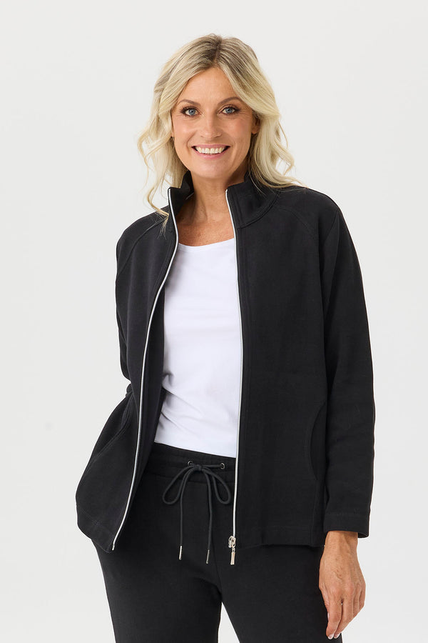 Haven French Rib Zip Up Jacket