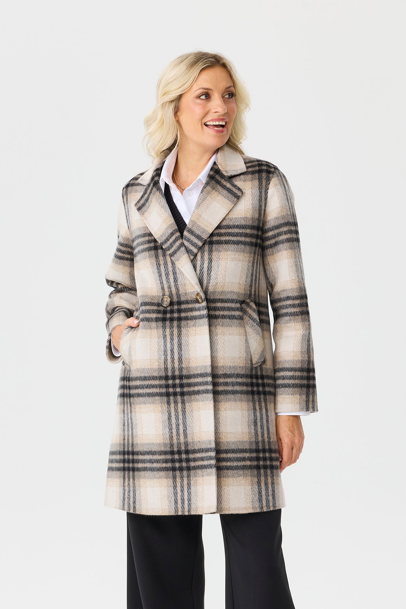 Toscana Check Coat