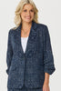Tory 3/4 Ruche Sleeve Blazer