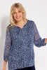 CACHET PLISSE TOP