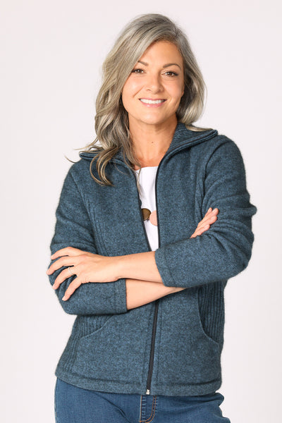 Shop Market Day Possum Zip Cardigan in Neptune – Fella Hamilton