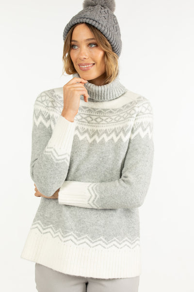 Grey fair isle on sale jumper